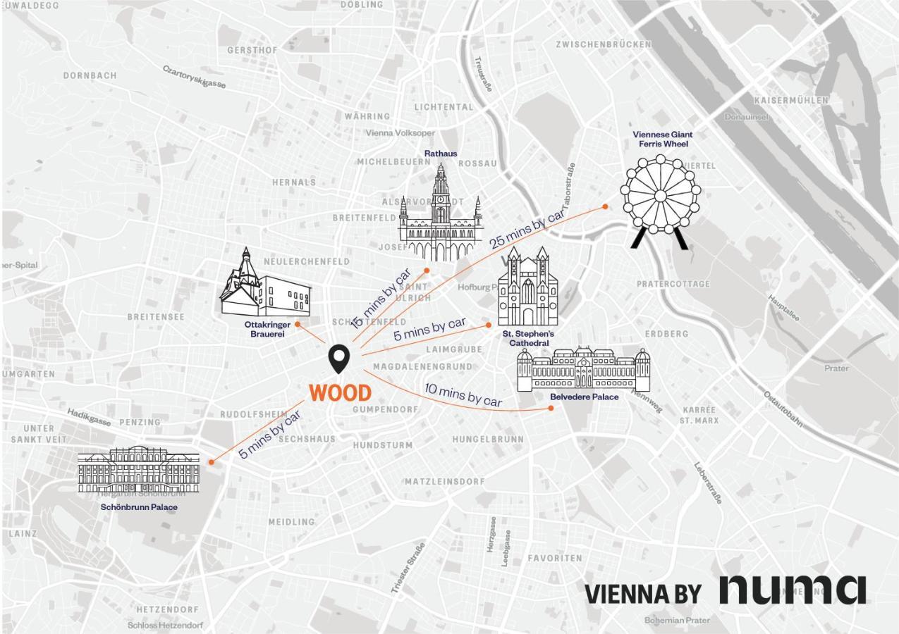 Numa Vienna Wood Aparthotel Екстериор снимка